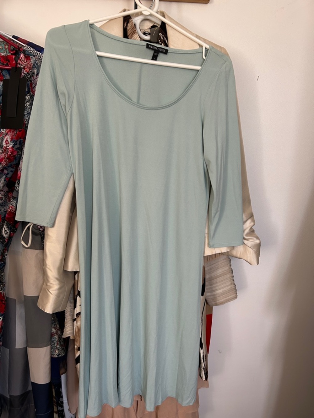 Eileen Fisher Seafoam Green Dress